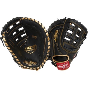 image:imageRawlings  R9 Series Baseball Glove  Sizes 115  1275  Multiple StylesModified Pro HWeb  Black  Gold