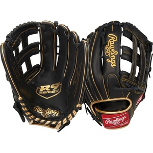 image:imageRawlings  R9 Series Baseball Glove  Sizes 115  1275  Multiple StylesPro HWeb  Black  Gold