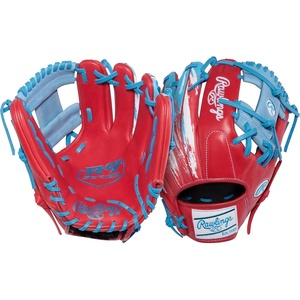 image:imageRawlings  R9 Series Baseball Glove  Sizes 115  1275  Multiple StylesUSA 250 Americana Edition  Red  Blue
