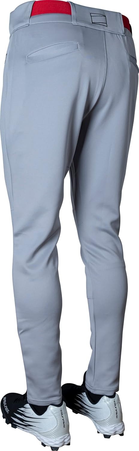 image:imageRawlings Mens Pro 150 Series Baseball Pants  Pro Taper Fit  Adult Sizes  Solid  Multiple ColorsGrey