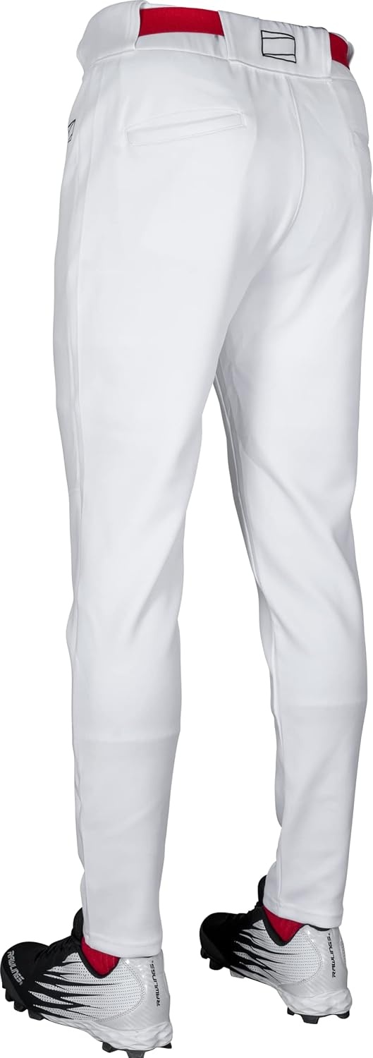 image:imageRawlings Mens Pro 150 Series Baseball Pants  Pro Taper Fit  Adult Sizes  Solid  Multiple ColorsWhite