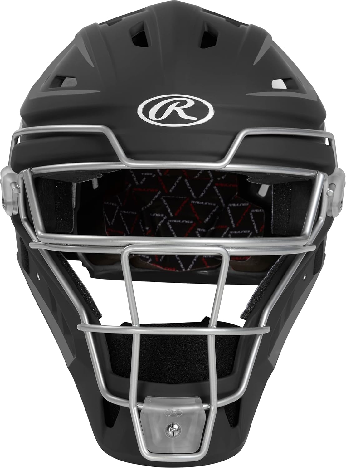 image:imageRawlings  Velo 20 Catchers Helmet  Baseball  Junior amp Senior Sizing  Multiple ColorsBlackGraphite