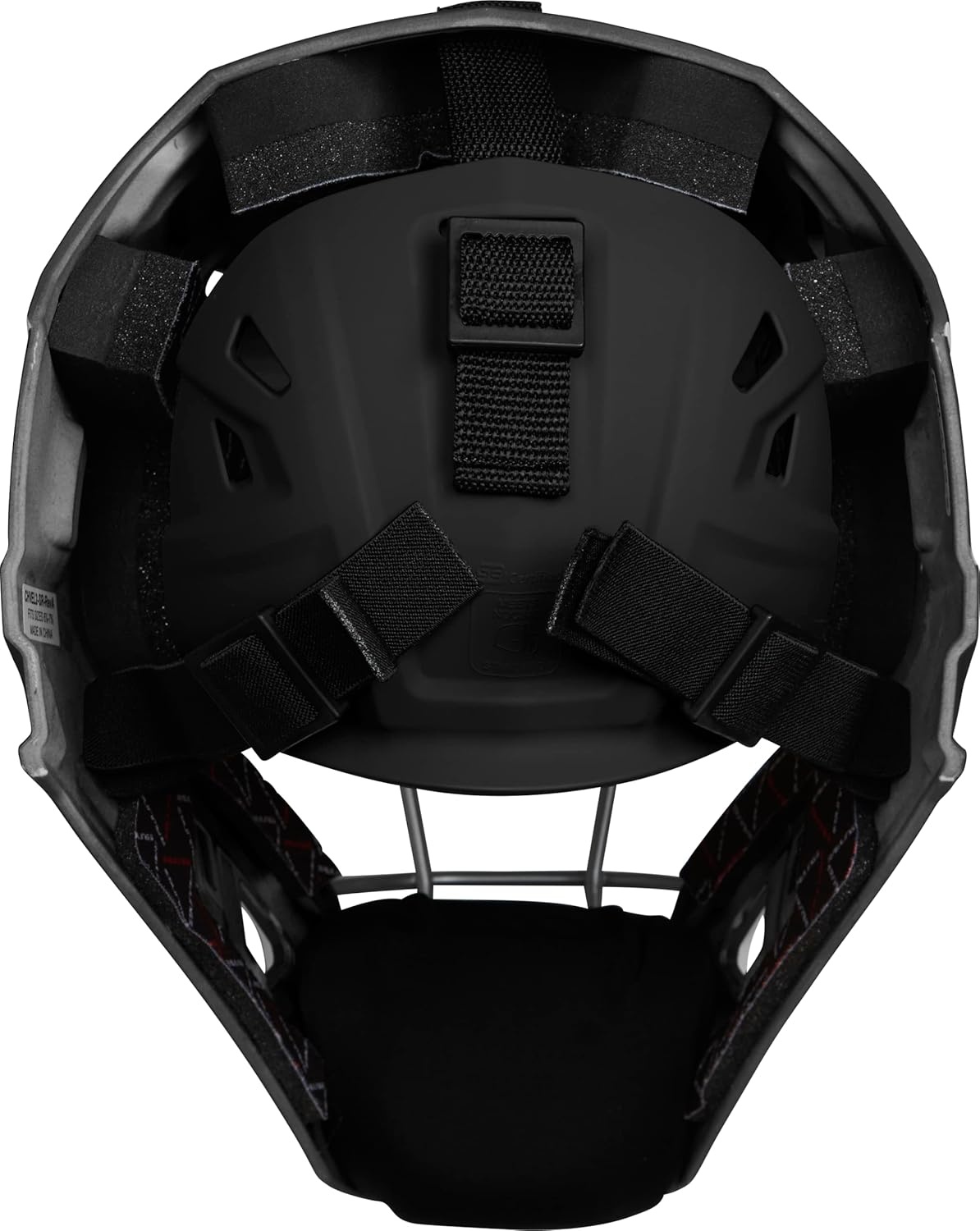 image:imageRawlings  Velo 20 Catchers Helmet  Baseball  Junior amp Senior Sizing  Multiple ColorsBlackOrange