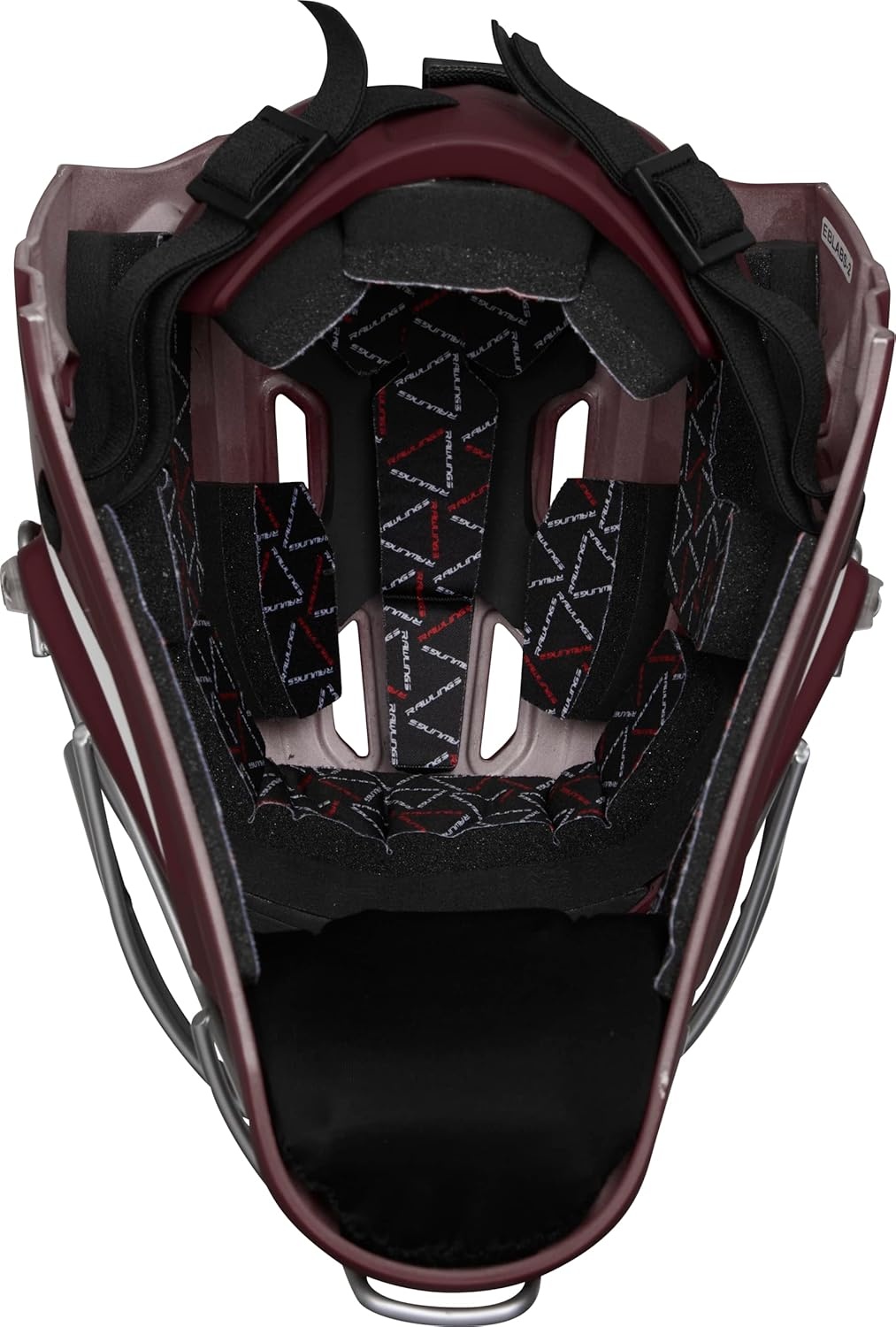 image:imageRawlings  Velo 20 Catchers Helmet  Baseball  Junior amp Senior Sizing  Multiple ColorsMaroonWhite