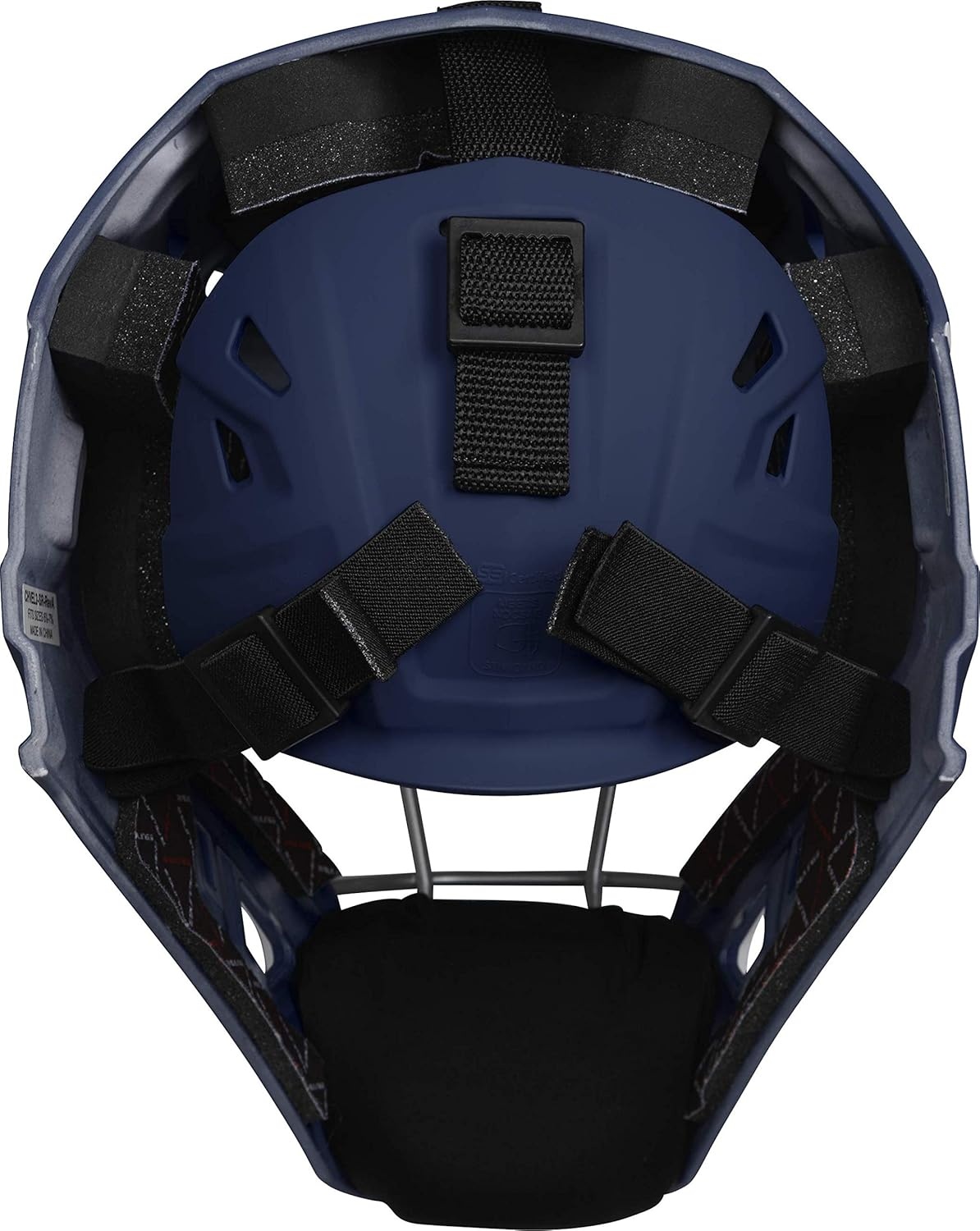image:imageRawlings  Velo 20 Catchers Helmet  Baseball  Junior amp Senior Sizing  Multiple ColorsNavyScarlet