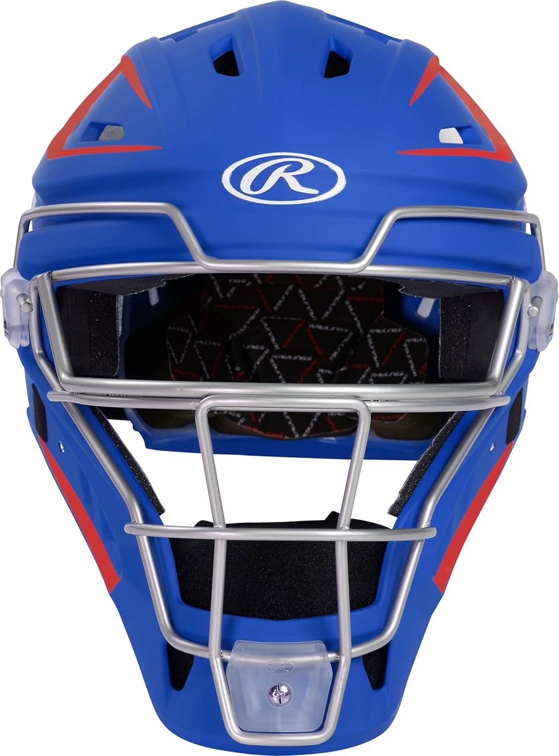 image:imageRawlings  Velo 20 Catchers Helmet  Baseball  Junior amp Senior Sizing  Multiple ColorsRoyalScarlet