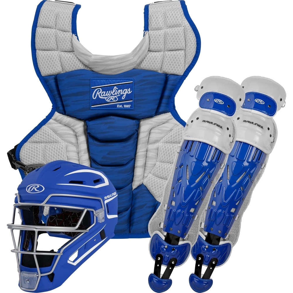 image:imageRawlings Rawlings  Velo 20 Catchers Set  Baseball  Multiple Sizes  Multiple ColorsRoyal  White