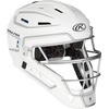 image:imageRawlings  Velo 20 Catchers Helmet  Baseball  Junior amp Senior Sizing  Multiple ColorsWhiteSilver