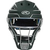 image:imageRawlings Rawlings  MACH Series Catchers Helmet  Baseball  Junior amp Senior Sizes  Multiple StylesDark Green  White
