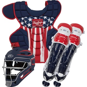 image:imageRawlings Rawlings  Velo 20 Catchers Set  Baseball  Multiple Sizes  Multiple ColorsStars  Stripes