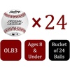 image:imageRawlings  Official League Recreational Use Practice Baseballs  Youth8U  OLB3  Bucket  24 Count