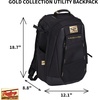 image:imageRawlings Rawlings  Gold Collection Backpack  CoachPlayer Offfield Use  Laptop SleeveGraphite