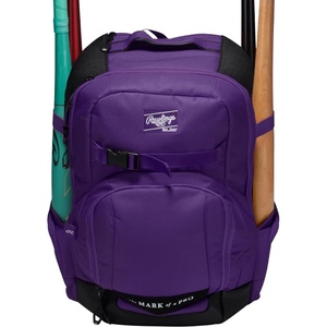 image:imageRawlings  The Journey Players Backpack Equipment Bag  BaseballSoftball  Multiple ColorsPurple