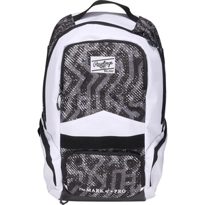 image:imageRawlings Gamer Series Backpack Equipment Bag  BaseballSoftball  Multiple ColorsBlack  Shutout