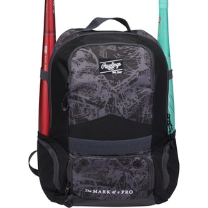 image:imageRawlings Gamer Series Backpack Equipment Bag  BaseballSoftball  Multiple ColorsBlack