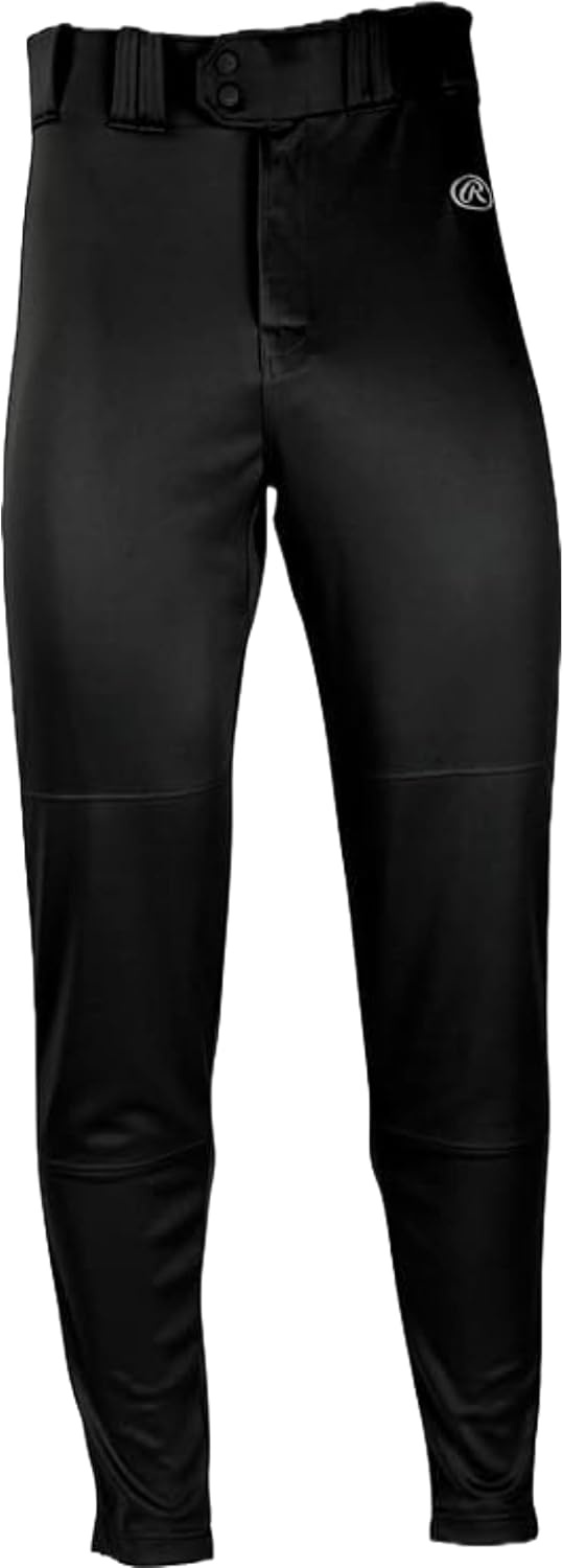 image:imageRawlings  Mens Launch Series Baseball Pants  Pro Taper Fit  Adult Sizes  Piped  Multiple ColorsBlack