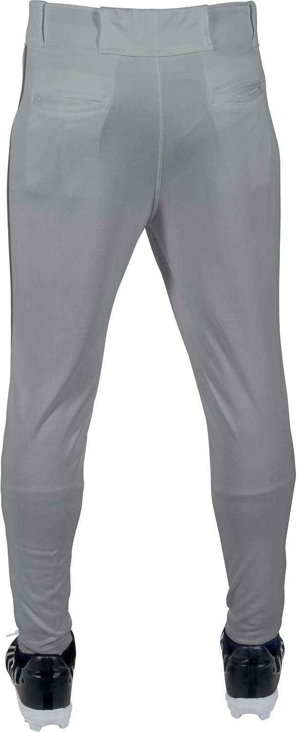 image:imageRawlings  Mens Launch Series Baseball Pants  Pro Taper Fit  Adult Sizes  Piped  Multiple ColorsGrey  Black