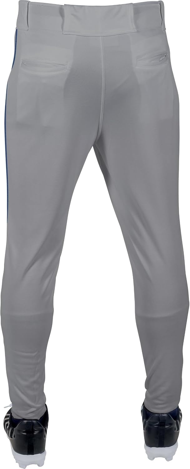 image:imageRawlings  Mens Launch Series Baseball Pants  Pro Taper Fit  Adult Sizes  Piped  Multiple ColorsGrey  Navy
