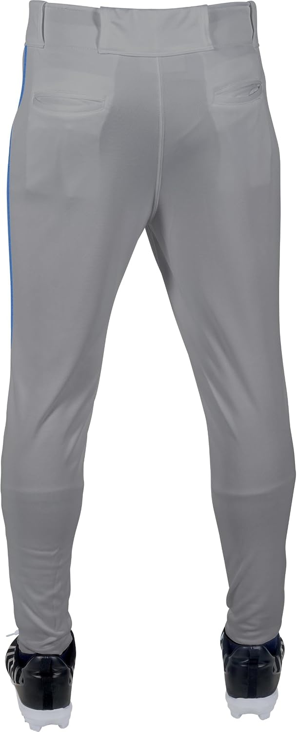 image:imageRawlings  Mens Launch Series Baseball Pants  Pro Taper Fit  Adult Sizes  Piped  Multiple ColorsGrey  Royal