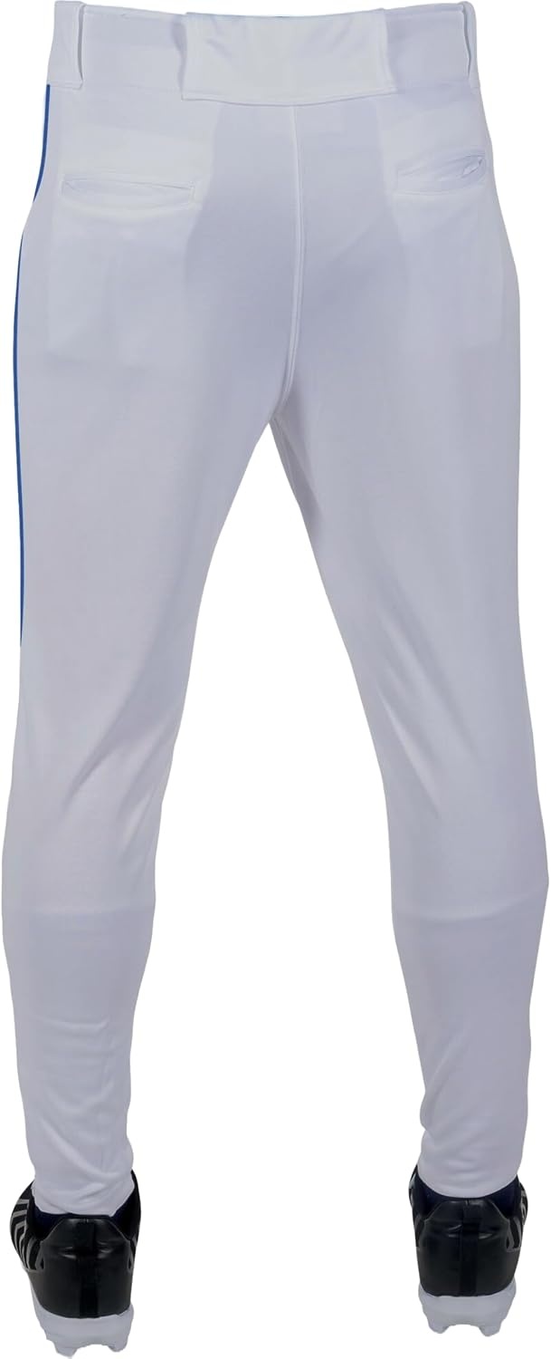 image:imageRawlings  Mens Launch Series Baseball Pants  Pro Taper Fit  Adult Sizes  Piped  Multiple ColorsWhite  Royal