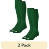 image:imageRawlings  2 Pair  Athletic Socks  BaseballSoftball  Multiple SizesColorsDark Green