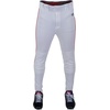 image:imageRawlings  Mens Launch Series Baseball Pants  Pro Taper Fit  Adult Sizes  Piped  Multiple ColorsWhite  Scarlet