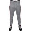 image:imageRawlings Mens Pro 150 Series Baseball Pants  Tapered Jogger Fit  Adult Sizes  Piped  Multiple ColorsGrey  Scarlet
