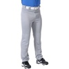 image:imageRawlings PRO 150 Series Baseball Pant  Full Length SemiRelaxed Fit  Adult Sizes  Piped Color OptionsGreyRoyal