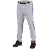 image:imageRawlings PRO 150 Series Baseball Pant  Full Length SemiRelaxed Fit  Adult Sizes  Piped Color OptionsWhiteBlack