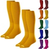 image:imageRawlings  2 Pair  Athletic Socks  BaseballSoftball  Multiple SizesColorsLight Orange