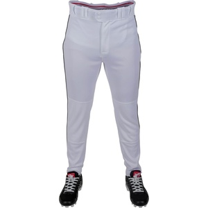 image:imageRawlings Mens Pro 150 Series Baseball Pants  Tapered Jogger Fit  Adult Sizes  Piped  Multiple ColorsWhite  Black