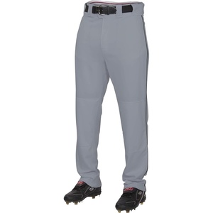 image:imageRawlings PRO 150 Series Baseball Pant  Full Length SemiRelaxed Fit  Adult Sizes  Piped Color OptionsGreyDark Green