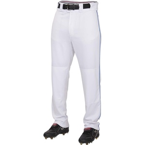 image:imageRawlings PRO 150 Series Baseball Pant  Full Length SemiRelaxed Fit  Adult Sizes  Piped Color OptionsWhiteRoyal