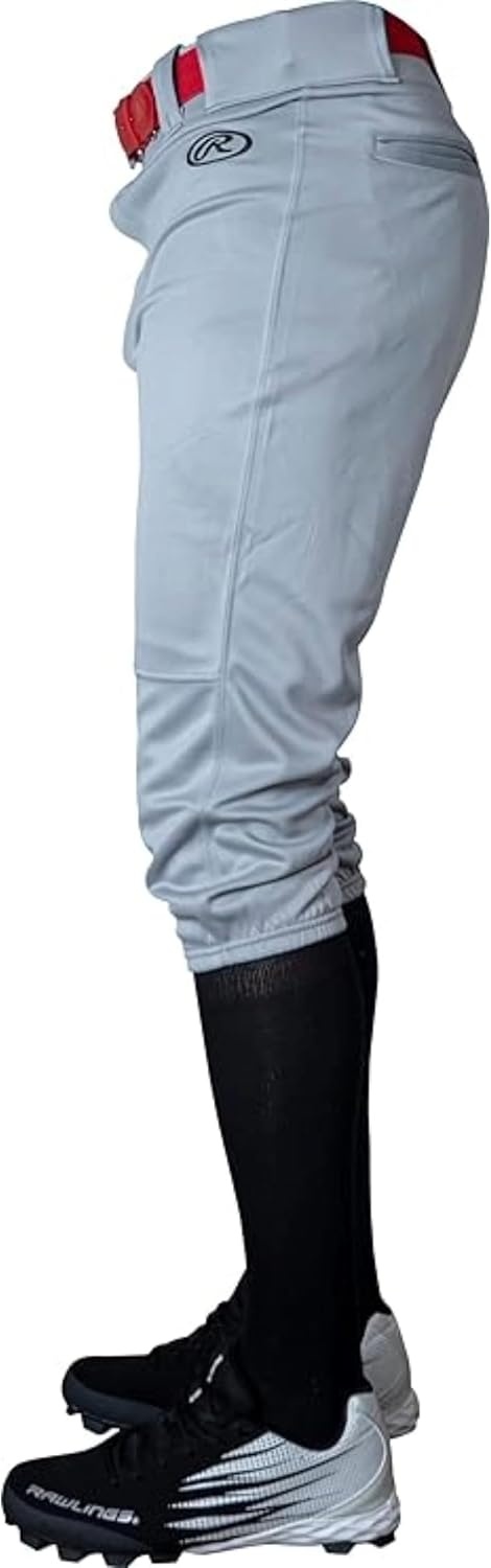 image:imageRawlings  Launch Series Baseball Pants  Knicker Fit  Youth Sizes  Solid  Multiple ColorsGrey