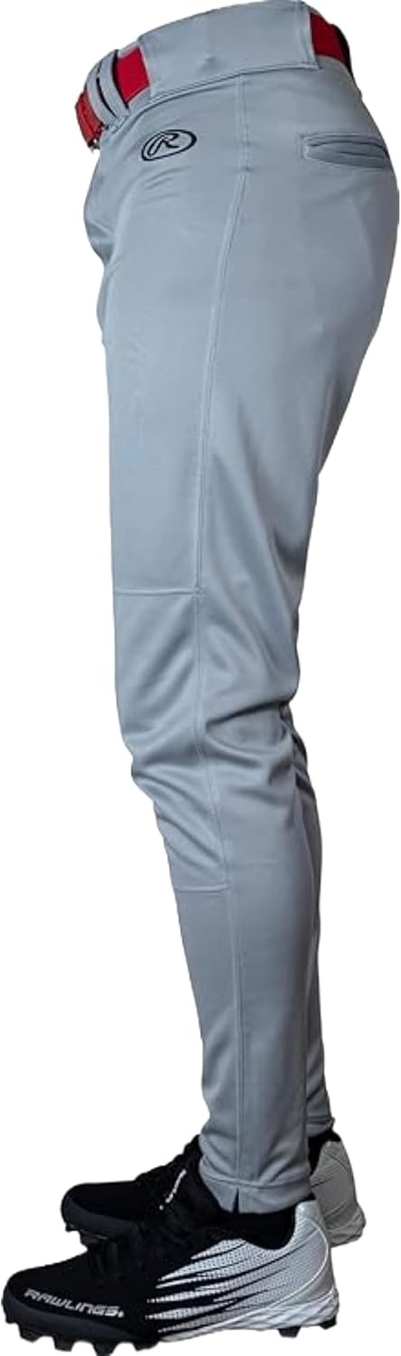 image:imageRawlings Boys Launch Series Baseball Pants  Pro Taper Fit  Youth Sizes  Solid  Multiple ColorsGrey