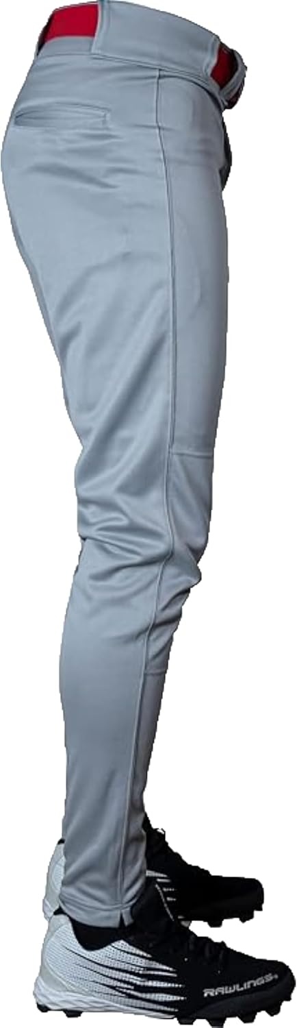 image:imageRawlings Boys Launch Series Baseball Pants  Pro Taper Fit  Youth Sizes  Solid  Multiple ColorsGrey