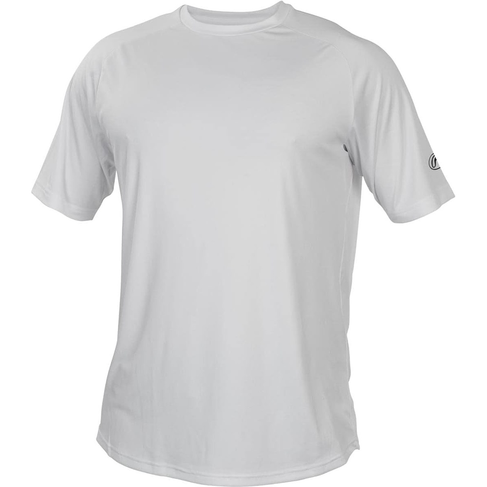 image:imageRawlings  Mens Athletic Tech Short Sleeve Shirt  Adult Sizes  Multiple ColorsWhite