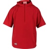 image:imageRawlings  Colorsync Short Sleeve Hooded Cage Jacket  Adult Large  Scarlet
