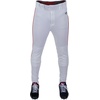 image:imageRawlings  Youth Launch Jogger Pant  PipedWhite  Scarlet
