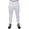 image:imageRawlings Boys Pro 150 Series Baseball Pants  Tapered Jogger Fit  Youth Sizes  Piped  Multiple ColorsWhite  Dark Green