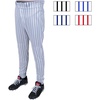 image:imageRawlings Mens Pro 150 Series Baseball Pants  Tapered Jogger Fit  Adult Sizes  Pinstripe  Multiple ColorsWhite  Royal
