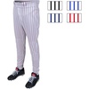 image:imageRawlings Mens Pro 150 Series Baseball Pants  Tapered Jogger Fit  Adult Sizes  Pinstripe  Multiple ColorsWhite  Scarlet