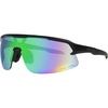 image:imageRawlings Strike Zone Shield Youth Baseball Sunglasses Matte BlackGreen Mirror 81mm