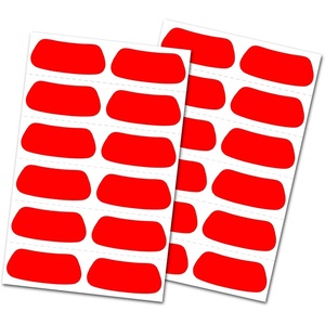 image:imageRawlings  Eye Black Adhesive Stickers  Multiple Colors  12 PairsRed