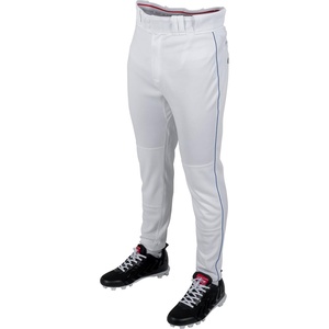 image:imageRawlings Boys Pro 150 Series Baseball Pants  Tapered Jogger Fit  Youth Sizes  Piped  Multiple ColorsWhite  Royal