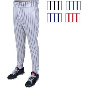 image:imageRawlings Mens Pro 150 Series Baseball Pants  Tapered Jogger Fit  Adult Sizes  Pinstripe  Multiple ColorsWhite  Black