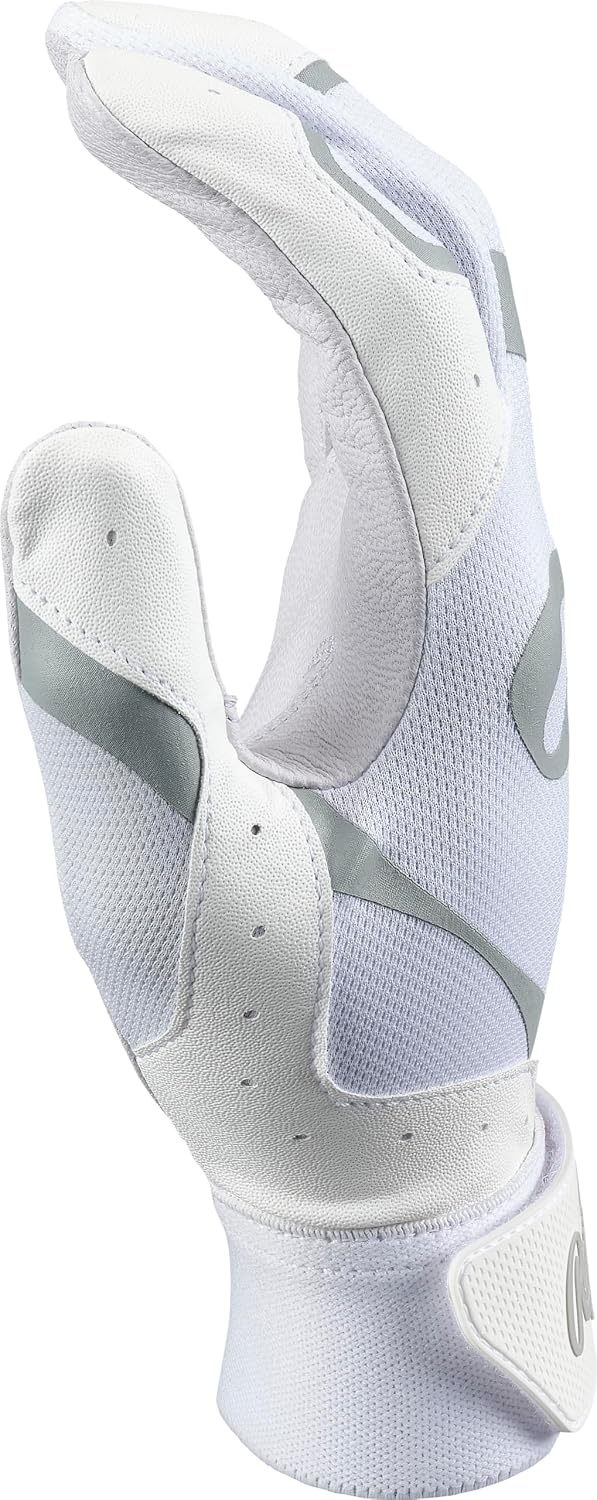 image:imageRawlings  5150 II Baseball Batting Gloves  Adult Sizes  Multiple ColorsWhiteWhite