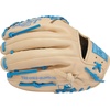 image:imageRawlings Heart of THE Hide Baseball Glove  Traditional Breakin  Sizes 1125  1275  Multiple StylesCamel  Columbia Blue  Modified TrapEze Web