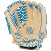 image:imageRawlings Heart of THE Hide Baseball Glove  Traditional Breakin  Sizes 1125  1275  Multiple StylesCamel  Columbia Blue  Modified TrapEze Web