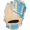 image:imageRawlings Heart of THE Hide Baseball Glove  Traditional Breakin  Sizes 1125  1275  Multiple StylesCamel  Columbia Blue  Modified TrapEze Web